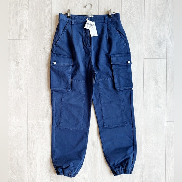 Moschino Denim - NWT Moschino Navy Blue Cargo Jeans
